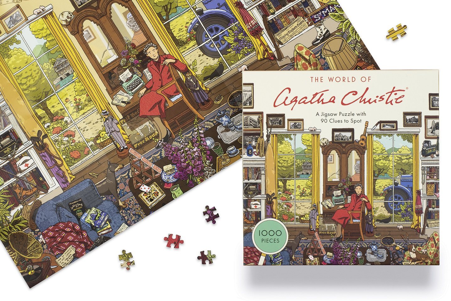 The World of Agatha Christie 1000 Piece Jigsaw