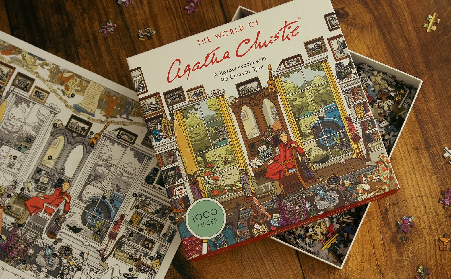 The World of Agatha Christie 1000 Piece Jigsaw