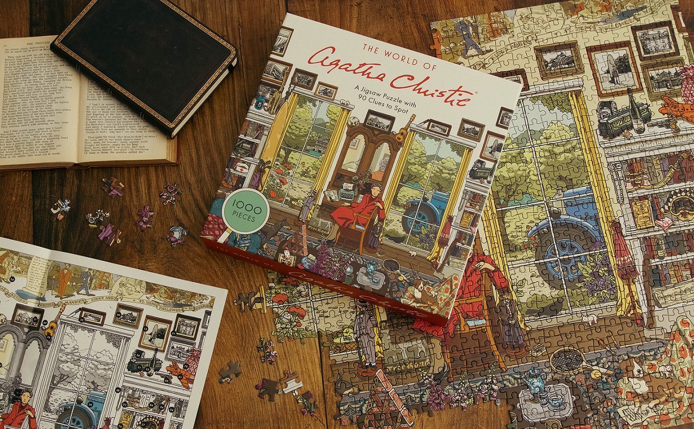 The World of Agatha Christie 1000 Piece Jigsaw