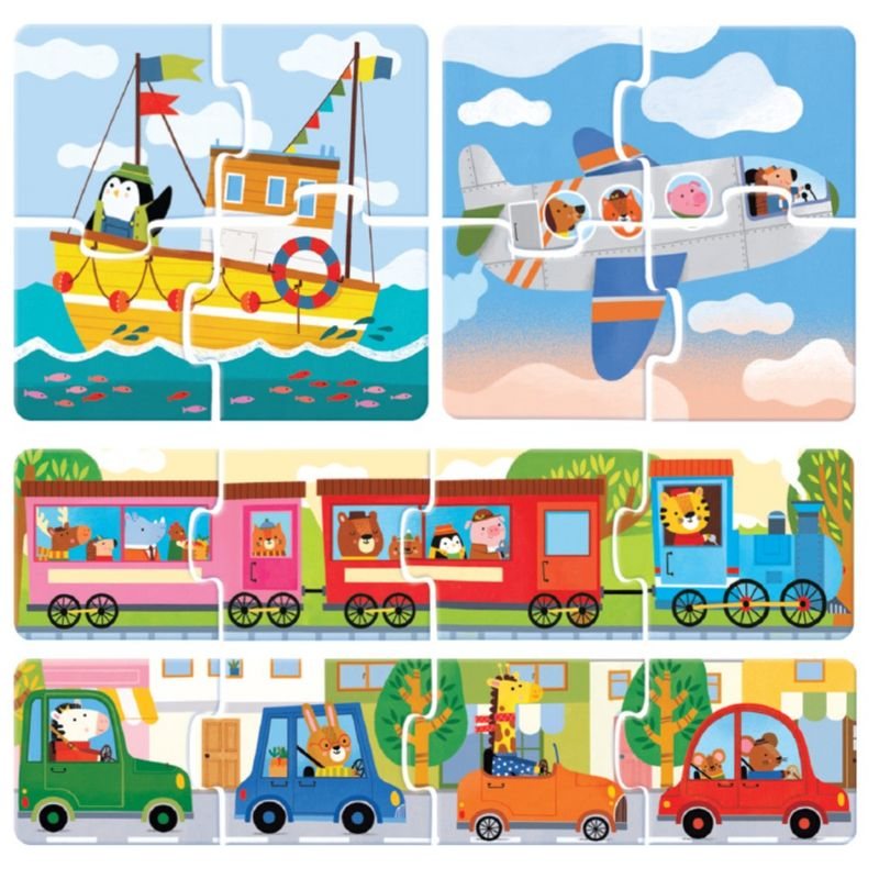 Usborne Things That Go 4Pc Jigsaw