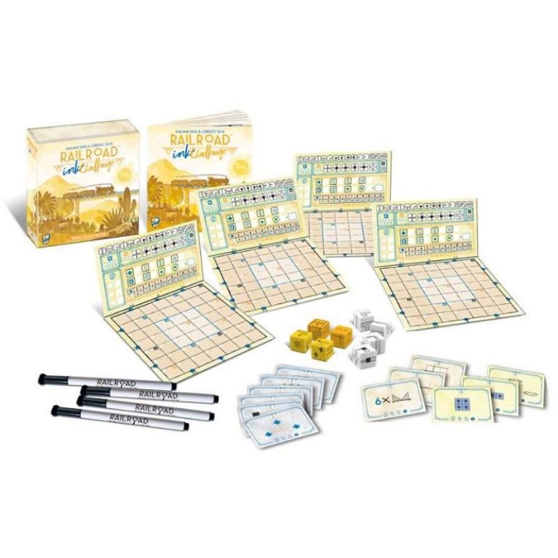 Railroad Ink Challenge- Shining Yellow Edition