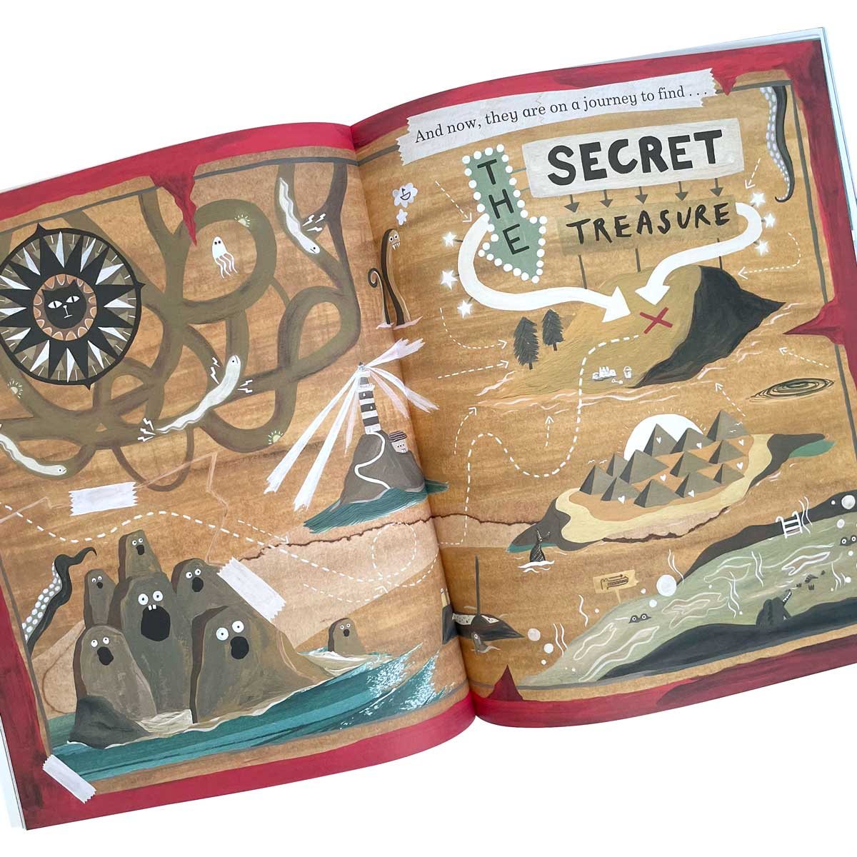 Flora and Nora Hunt for Treasure