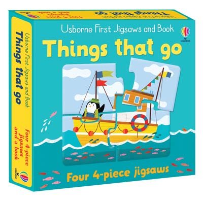 Usborne Things That Go 4Pc Jigsaw