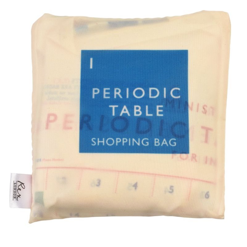 Periodic Table Recycled Foldaway Shopper Bag