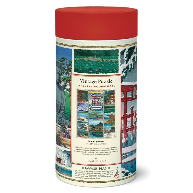 Japanese Woodblocks 1000 Piece Jigsaw Puzzle