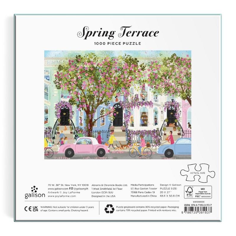 Joy La Forme Spring Terrace 1000 Piece Jigsaw Puzzle