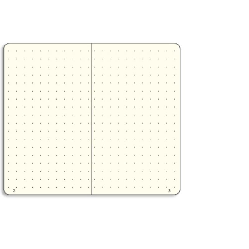 Black B6 Dotted Soft Cover Notebook           