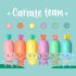 Carrot Set Of 6 Mini Highlighters