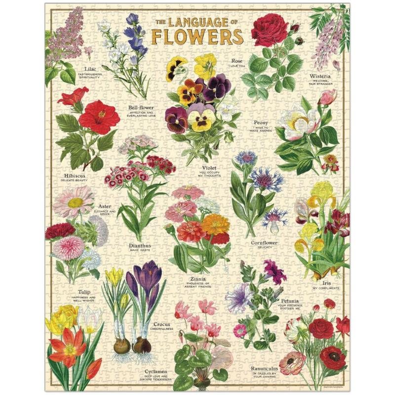 Language Of Flowers 1000 Piece Jigsaw Puzzle