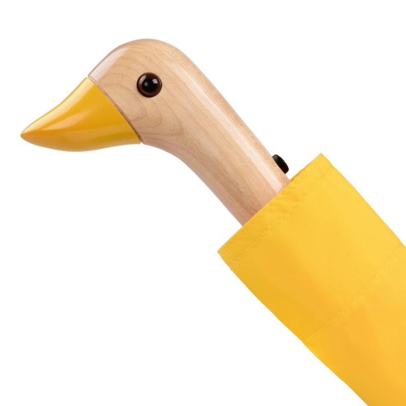 Yellow wooden Duckhead umbrella