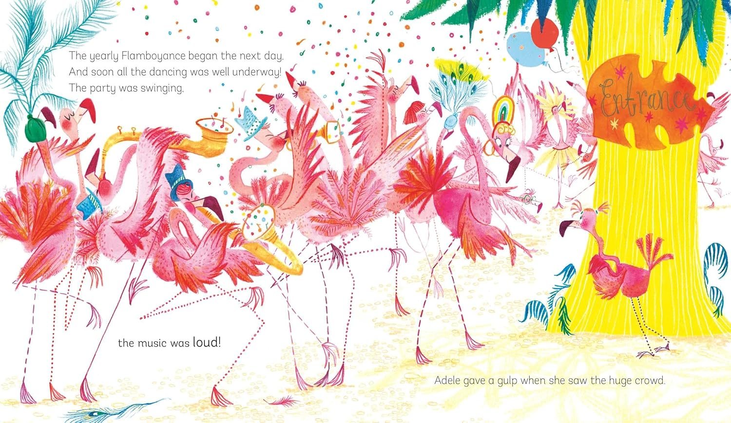 Rainbow Flamingo