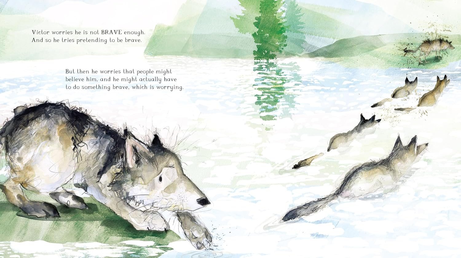 Victor, the Wolf with Worries