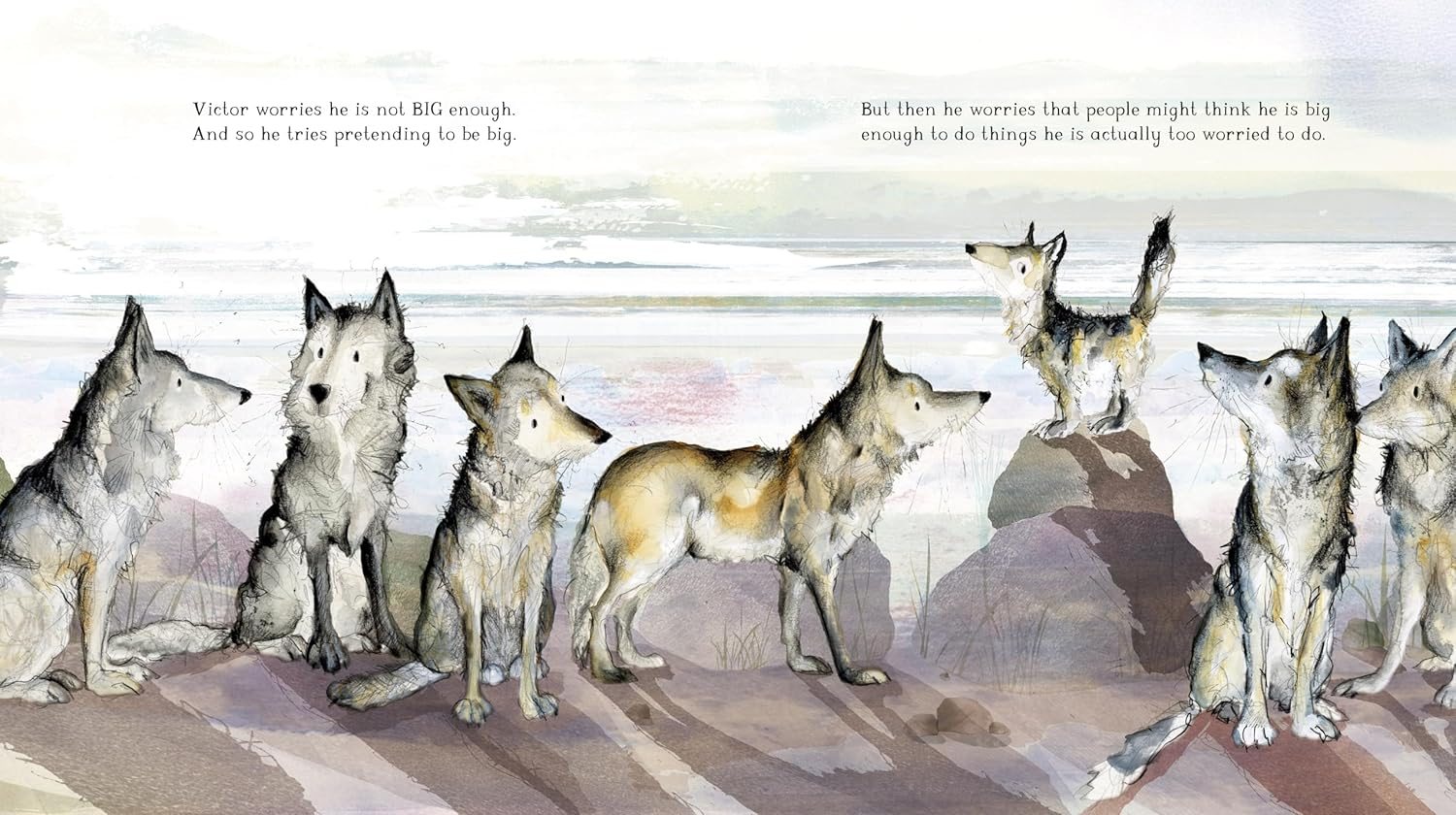 Victor, the Wolf with Worries
