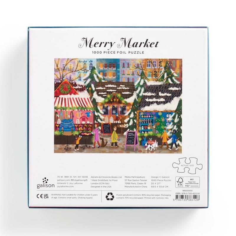 Joy La Forme Merry Market 1000 Piece Jigsaw Puzzle