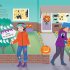 Sticker Dolly Dressing Halloween Party