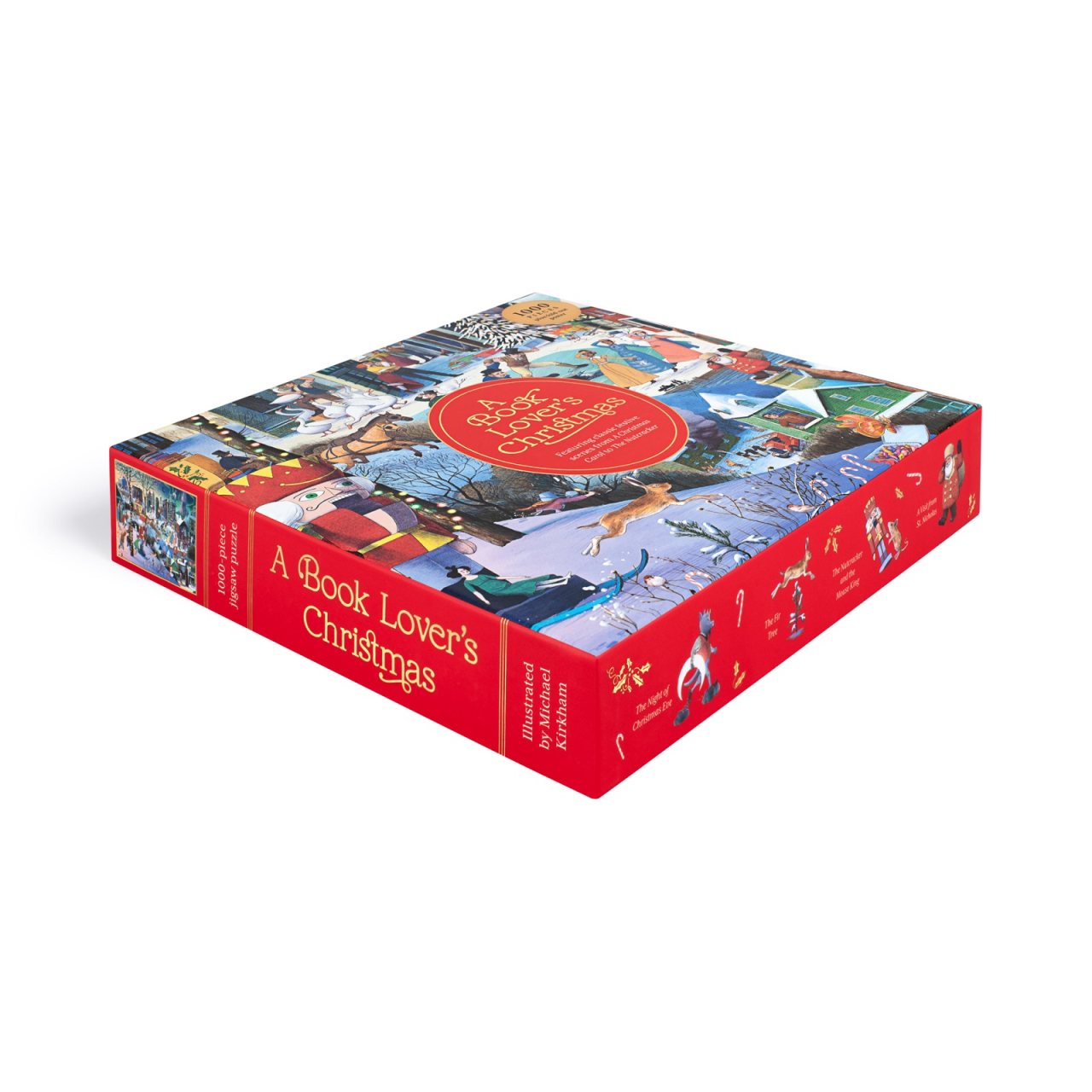 A Book Lover's Christmas 1000 Piece Jigsaw Puzzle