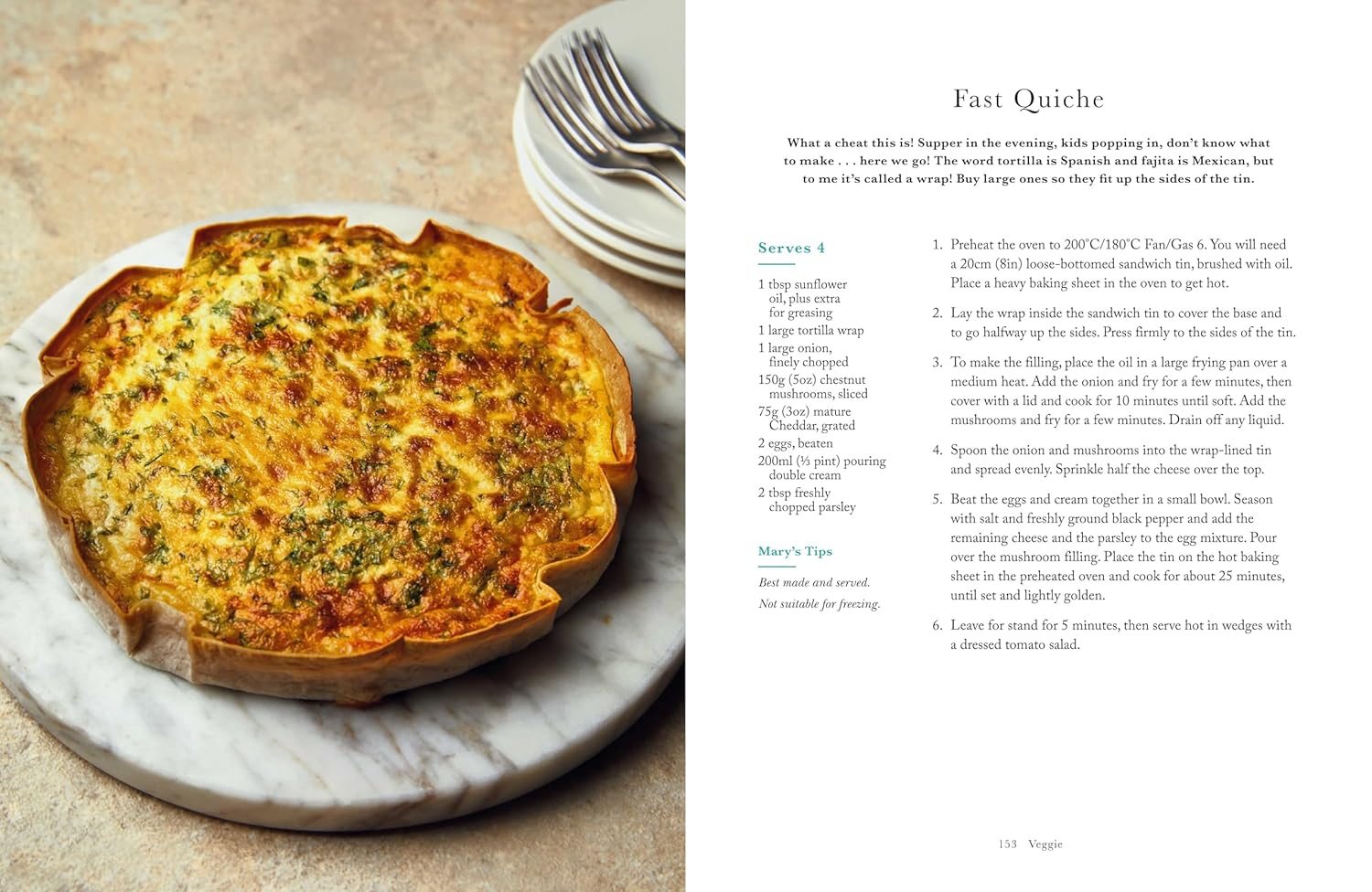 Mary’s Foolproof Dinners
