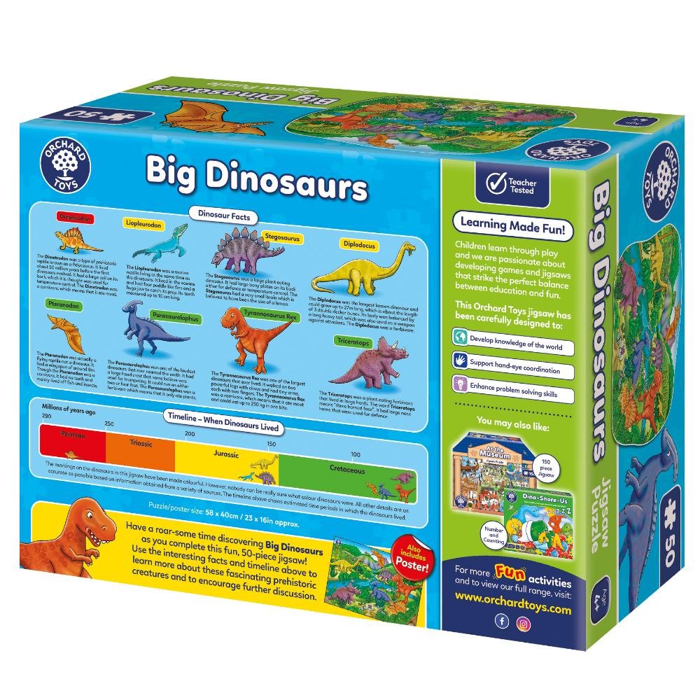 Big Dinosaurs 50Pc Jigsaw     