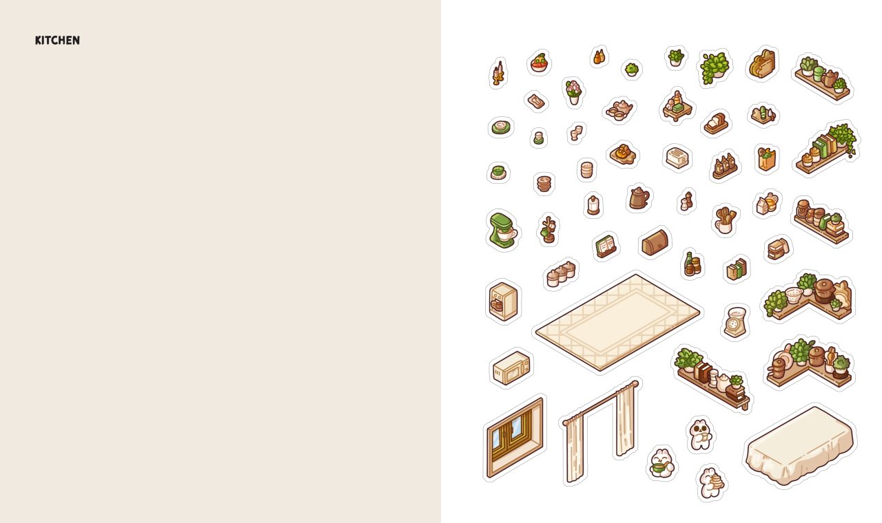 Cute 'n' Cozy Sticker Therapy