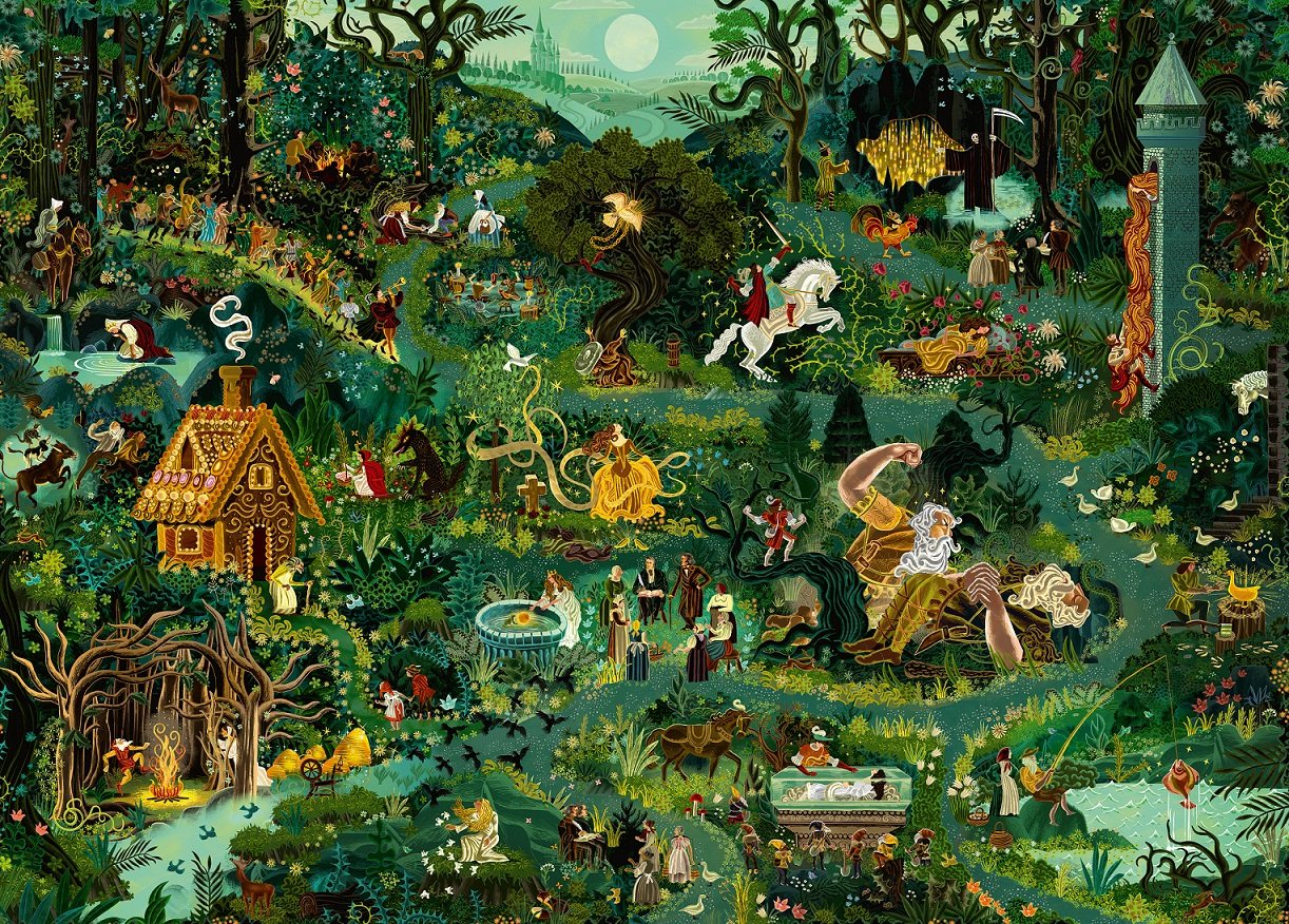 The World Of Grimm's Fairy Tales 1000 Piece Jigsaw Puzzle