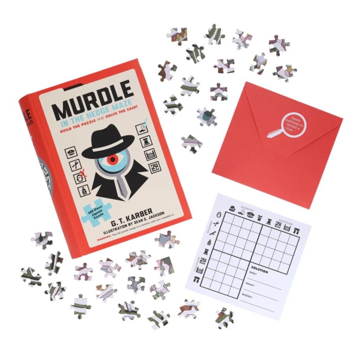 Murdle 500 Piece Jigsaw Puzzle