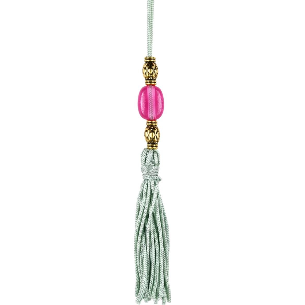 Beaded Luna Moth Bookmark