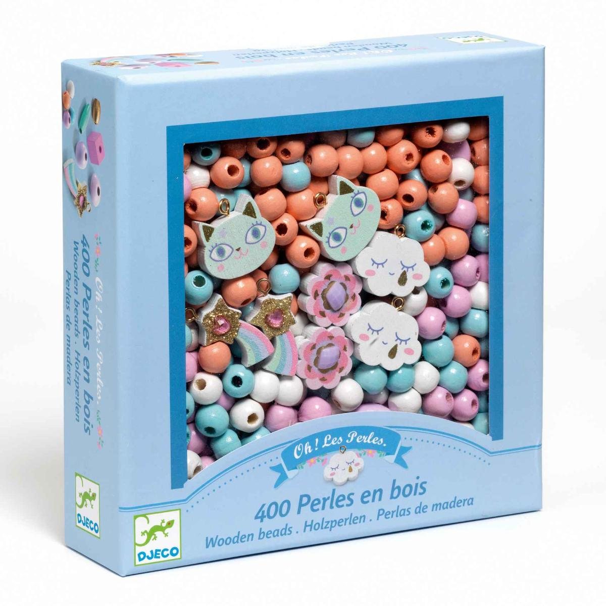 Rainbow Wooden Beads