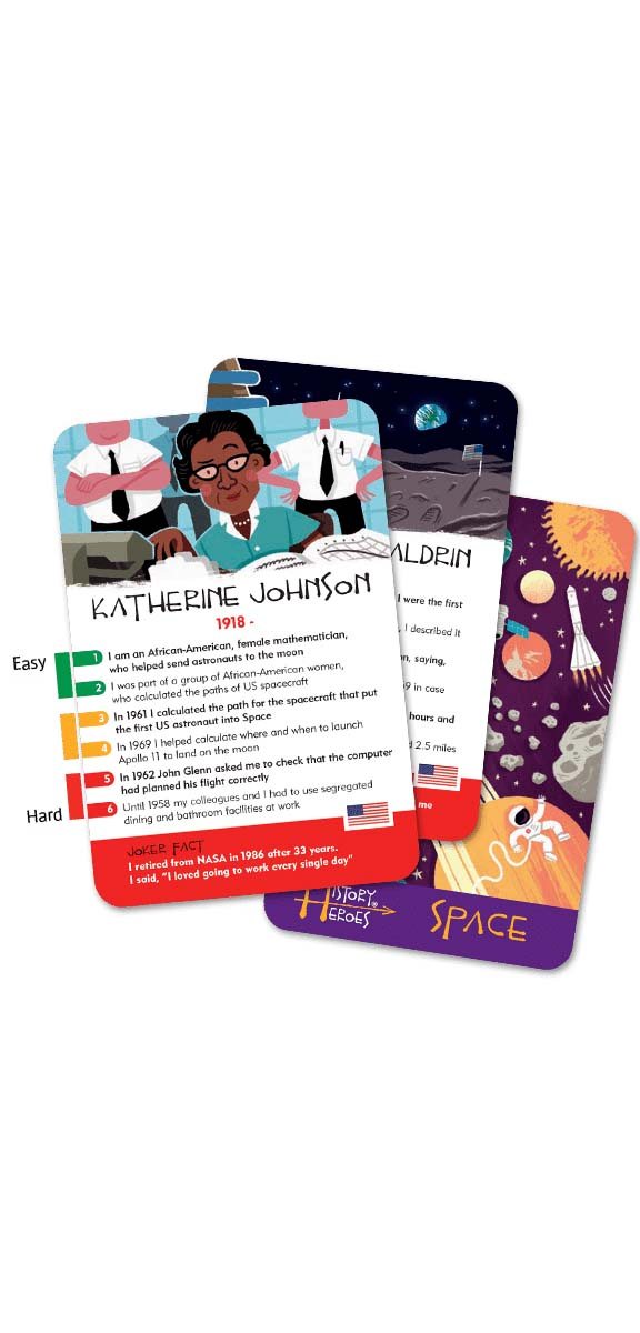History Heroes Space Card Game