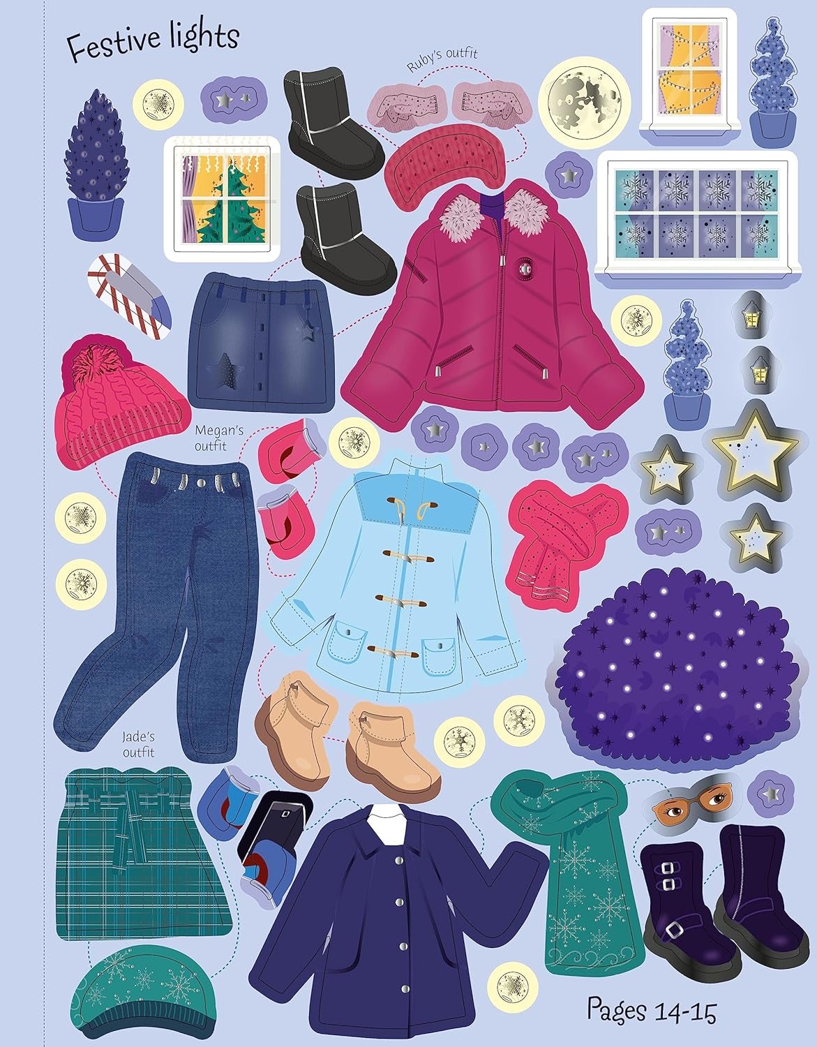 Sticker Dolly Dressing Winter Wonderland