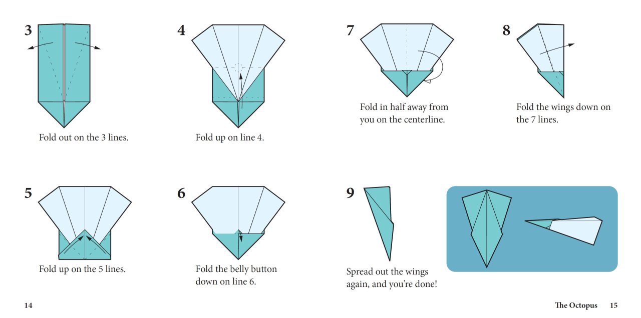 Simple Origami Airplanes Mini Kit