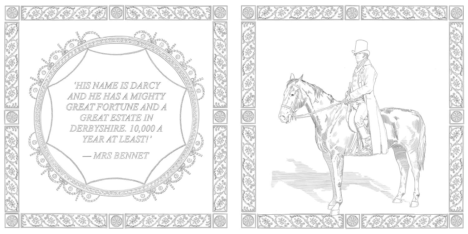 The BBC Pride & Prejudice Colouring Book