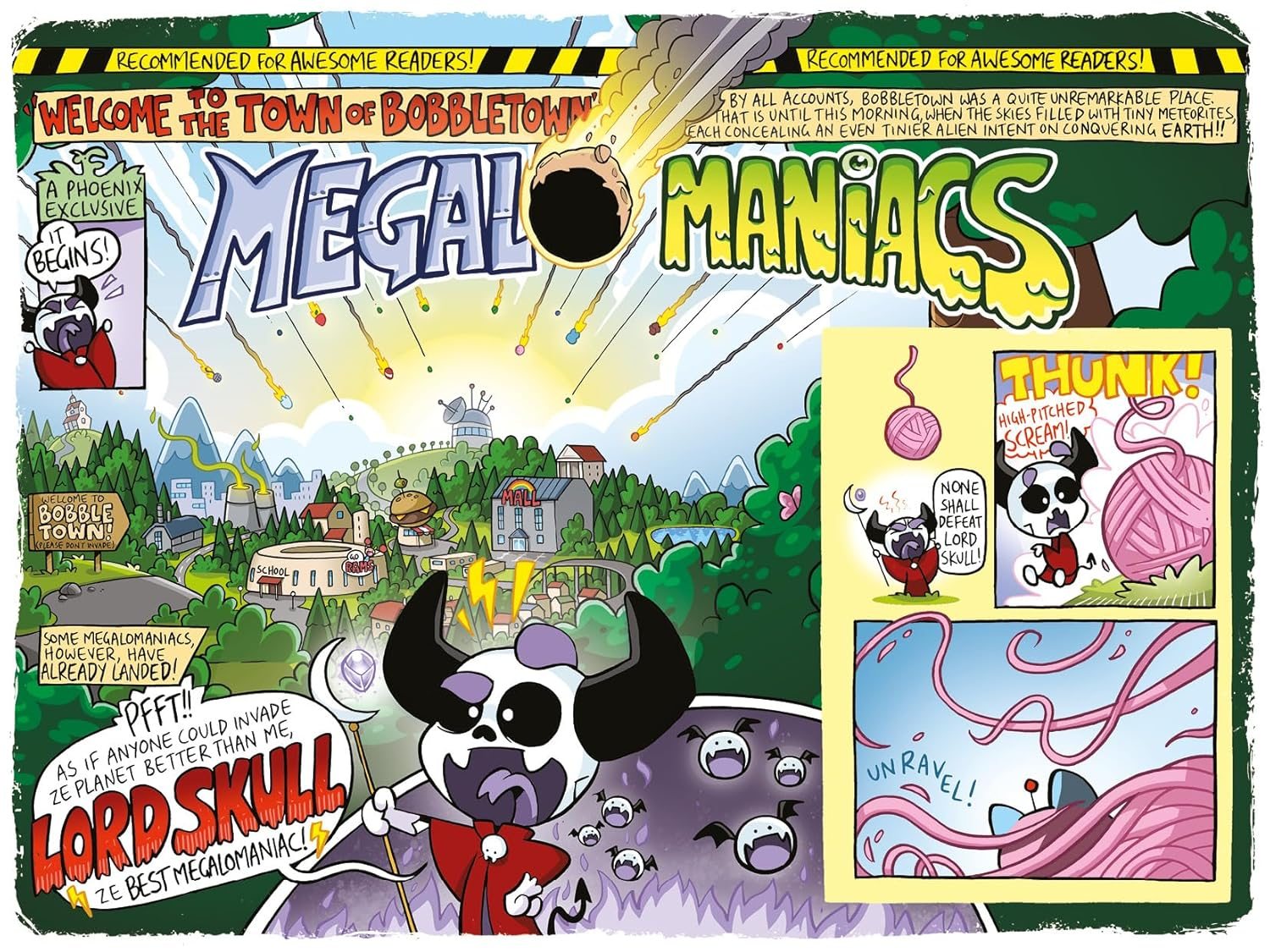 Megalomaniacs: The Invasion Begins! (a Phoenix Comic Book)