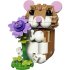 Cute Hamster With A Flower