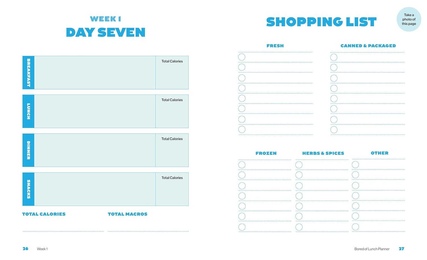 Bored of Lunch: Meal Planner
