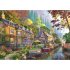 Canal Side Lane 1000 Piece Jigsaw Puzzle