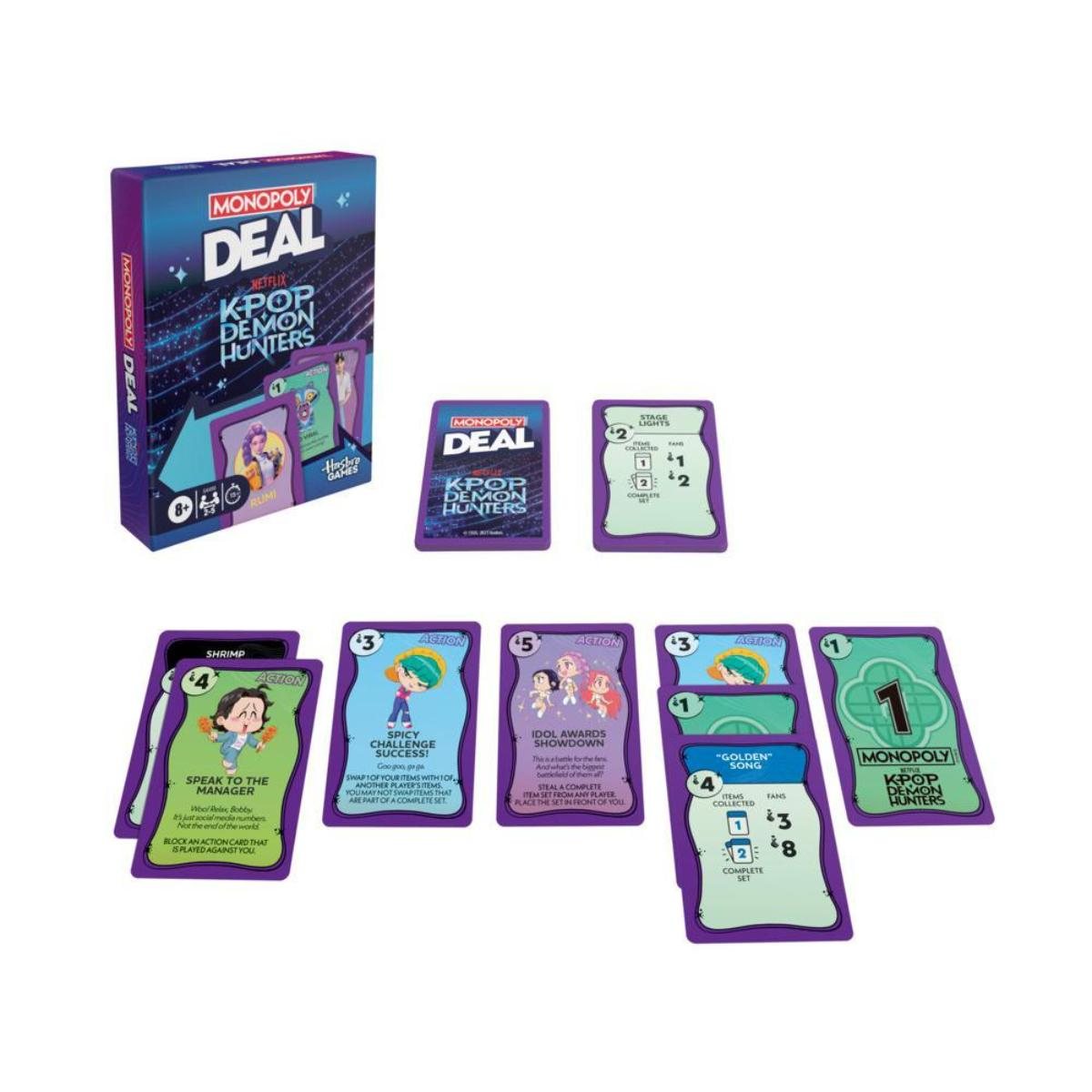Monopoly Deal Kpop Demon Hunters