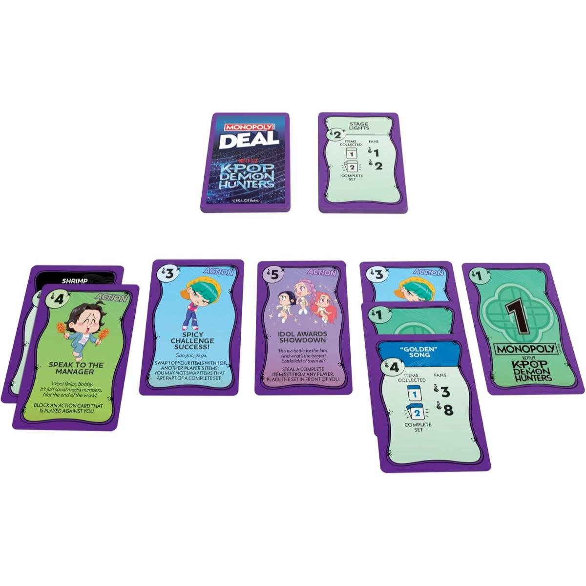 Monopoly Deal Kpop Demon Hunters
