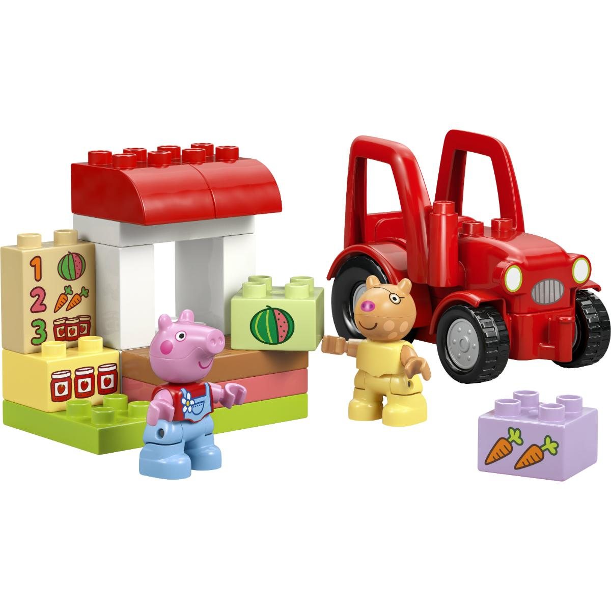 LEGO DUPLO Peppa Pig Tractor and Market Toy