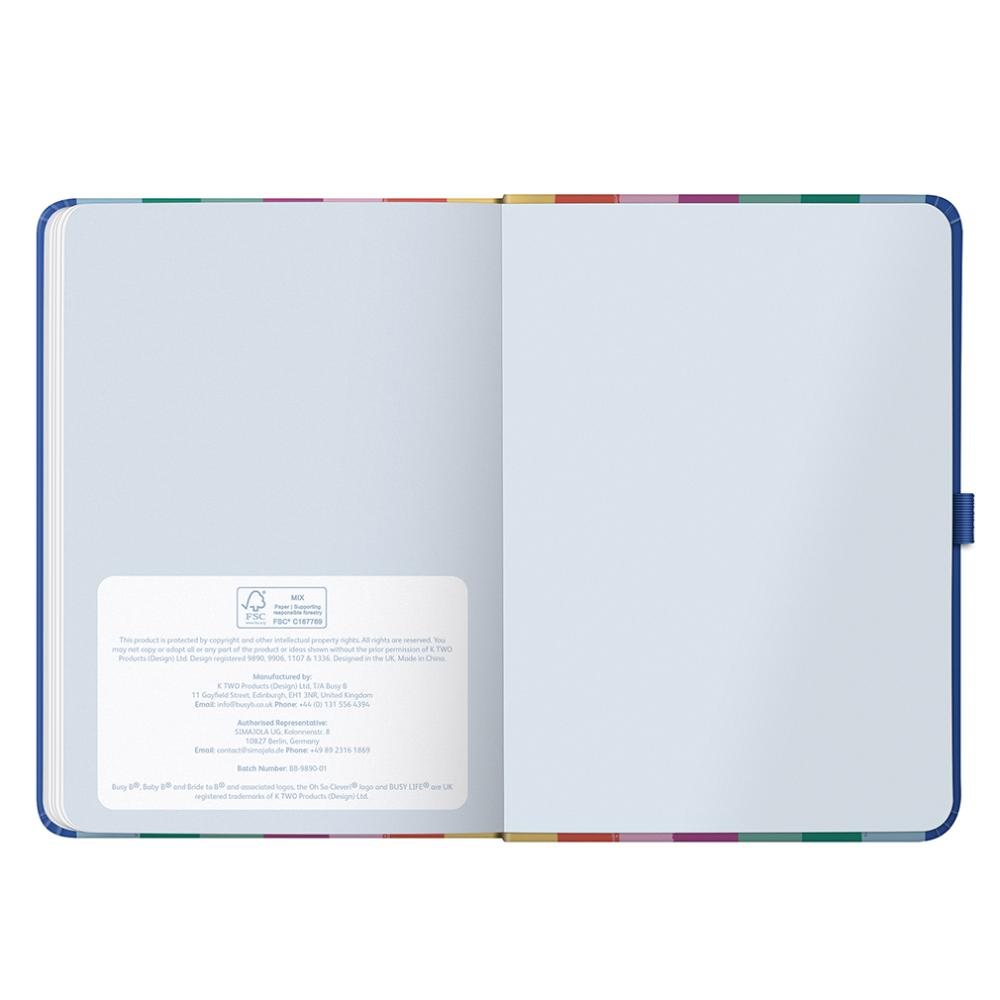 Stripes Mid Year Busy Life Diary 2026-2027
