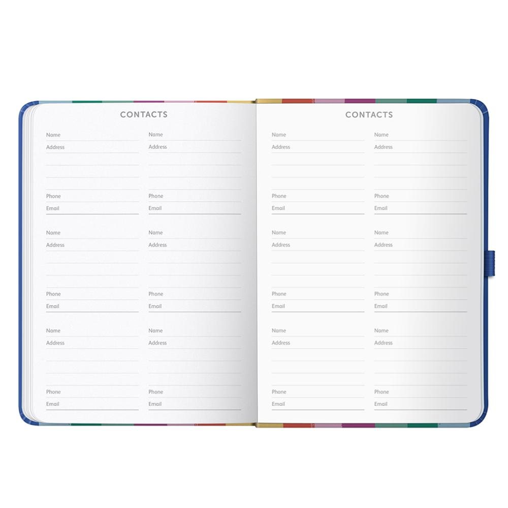 Stripes Mid Year Busy Life Diary 2026-2027