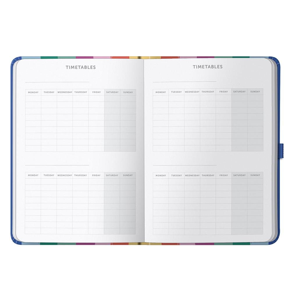 Stripes Mid Year Busy Life Diary 2026-2027