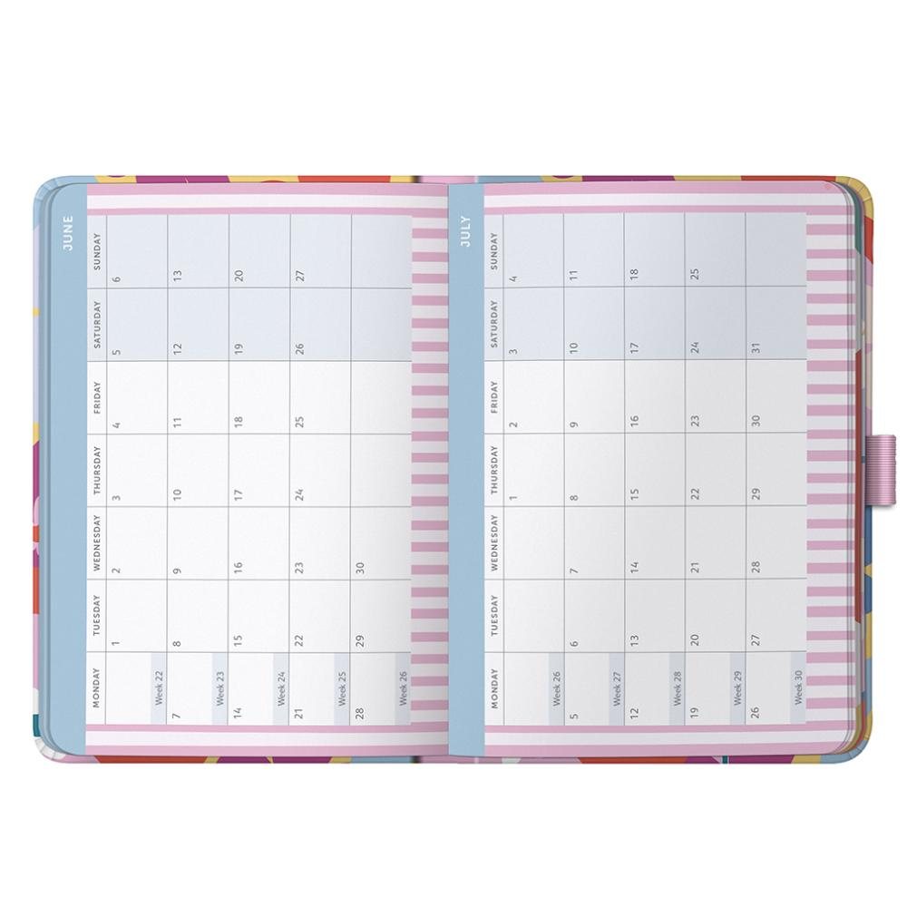 Floral Mid Year A6 To Do Diary 2026-2027