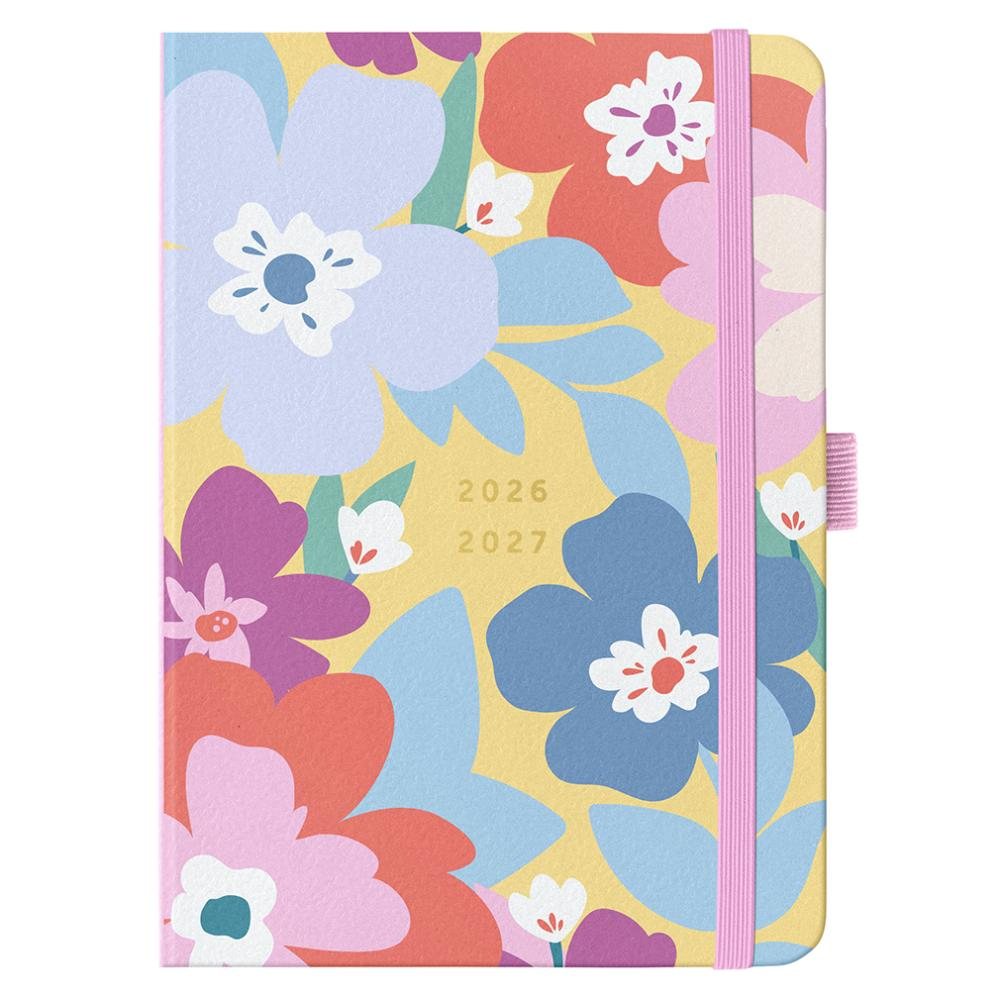 Floral Mid Year A6 To Do Diary 2026-2027