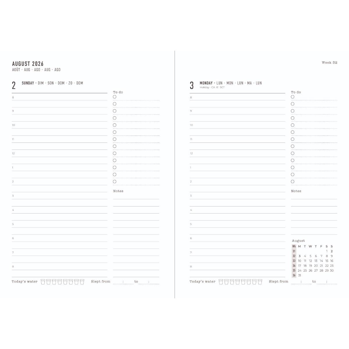 Sage Concious Day To Page A5 Diary 2026-2027