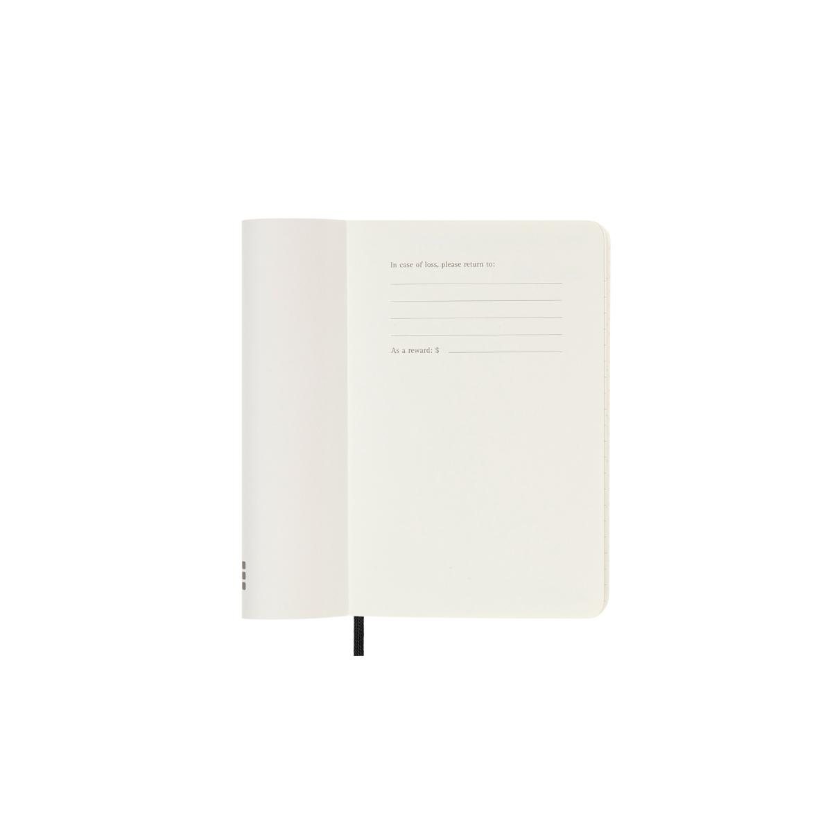 Black Weekly 18M Soft Pocket Diary 2026-2027