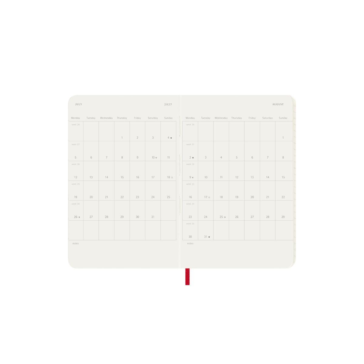 Scarlett Weekly 18M Soft Pocket Diary 2026-2027