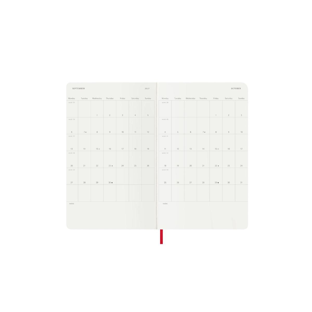 Scarlett Weekly 18M Soft Large Diary 2026-2027