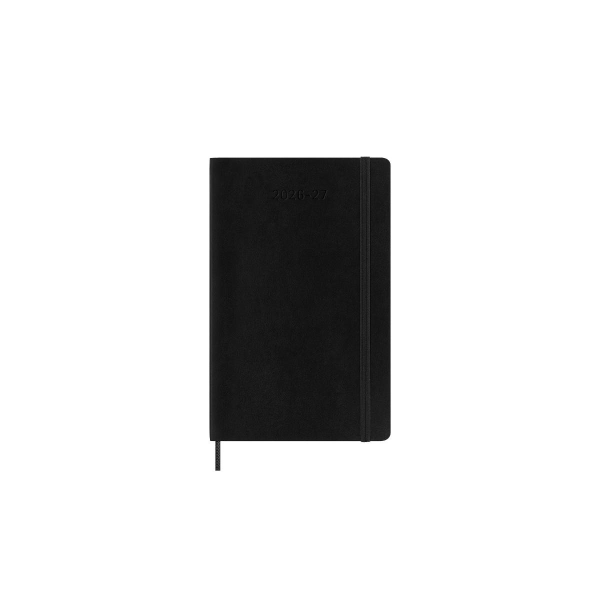 Black Weekly 18M Soft Large Diary 2026-2027