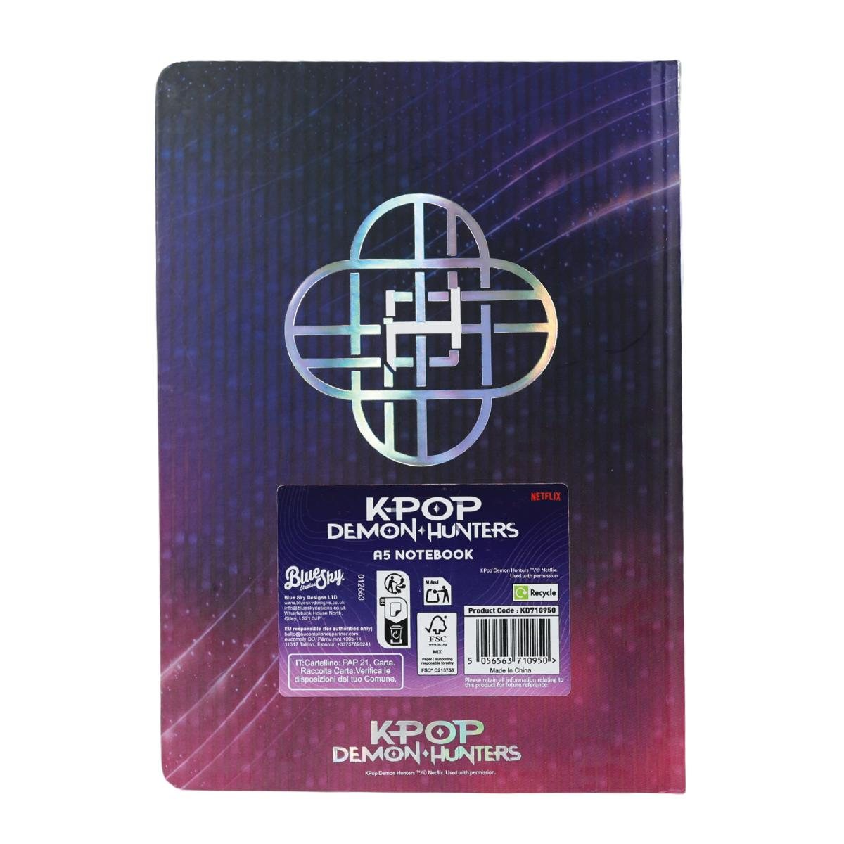 K-Pop Demon Hunters A5 Notebook - Huntr/X