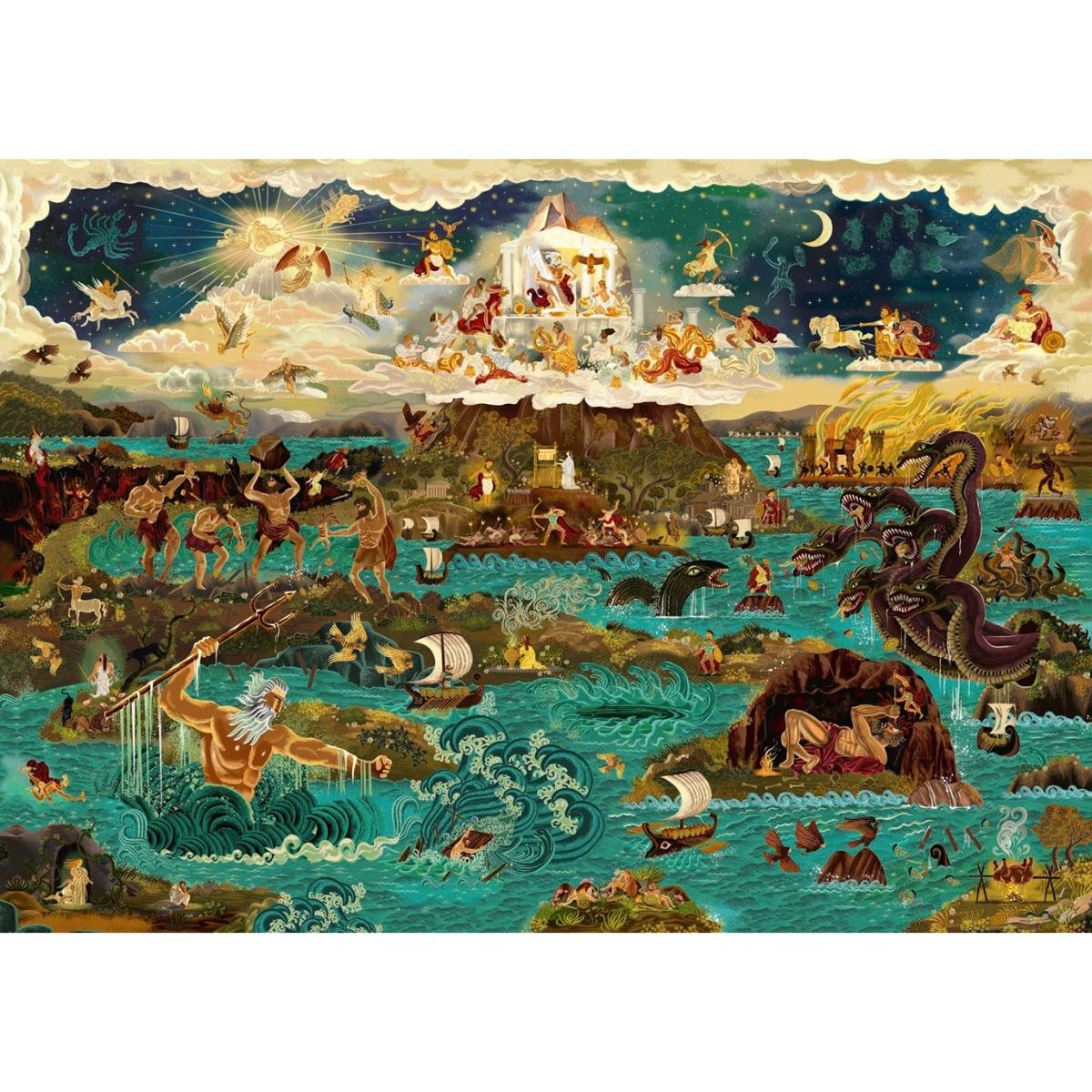 World Of The Odyssey And Other Greek Myths 1000 Piece Jigsaw Puzzle